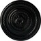 Ekena Millwork Pearl Ceiling Medallion (Fits Canopies up to 1 7/8"), Hand-Painted Black Pearl, 26 1/4"OD x 1 1/2"P CM26PEBPS - alternate 1